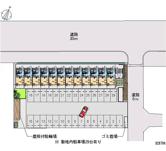 ★手数料０円★福岡市博多区浦田２丁目 月極駐車場